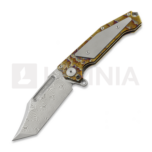 Couteau pliant Andre de Villiers Freak Damascus, Acid Rain