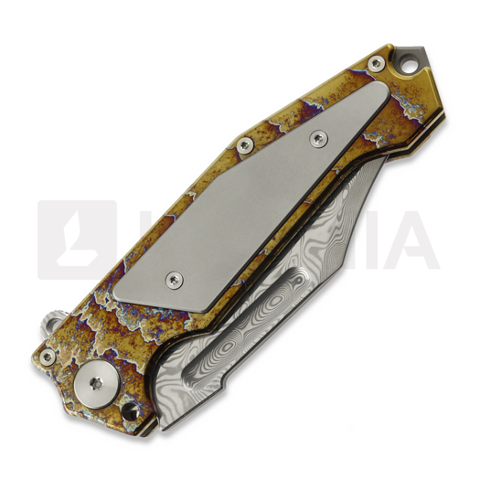 Couteau pliant Andre de Villiers Freak Damascus, Acid Rain