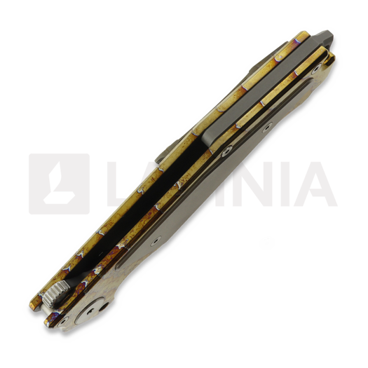 Couteau pliant Andre de Villiers Freak Damascus, Acid Rain