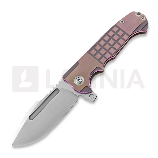 Andre de Villiers Harpoon F17 Purple Frag kääntöveitsi