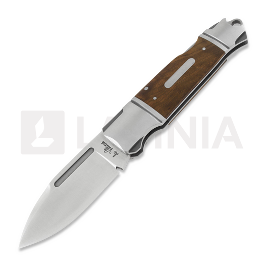 Coltello pieghevole Andre de Villiers Impi Lockback, burl