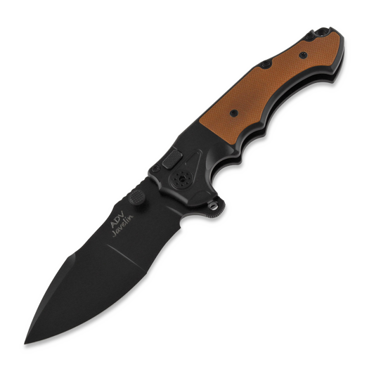 Andre de Villiers Javelin G10 összecsukható kés, black/brown