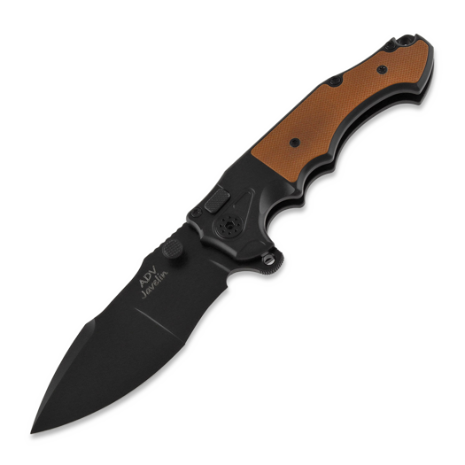 Andre de Villiers Javelin G10 접이식 나이프, black/brown
