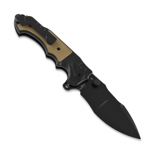 Andre de Villiers Javelin G10 foldekniv, black/khaki