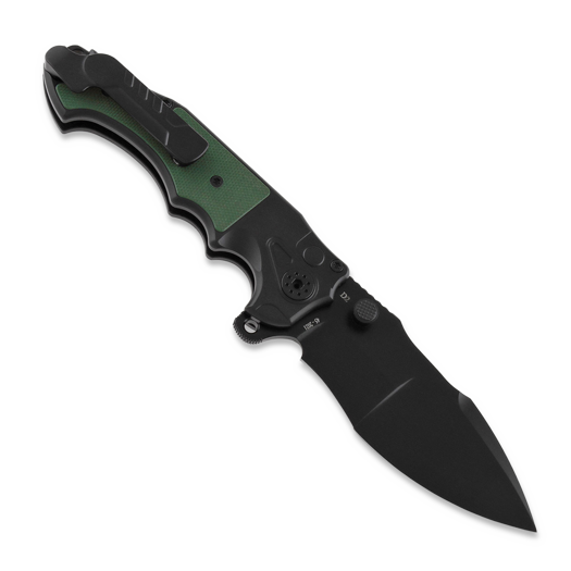 Andre de Villiers Javelin G10 foldekniv, black/od green