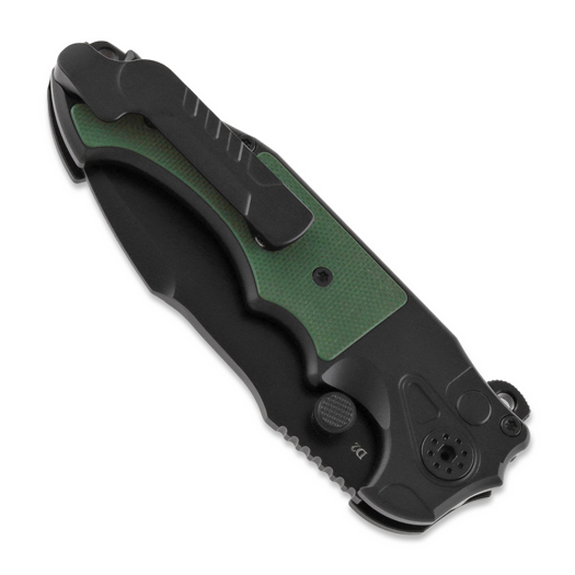 Andre de Villiers Javelin G10 foldekniv, black/od green