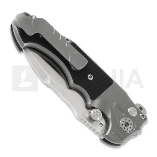 Andre de Villiers Javelin G10 sulankstomas peilis, satin/black