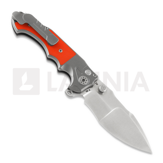Andre de Villiers Javelin G10 kääntöveitsi, satin/orange