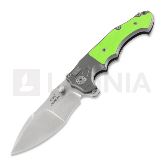 Navaja Andre de Villiers Javelin G10, satin/zombie green