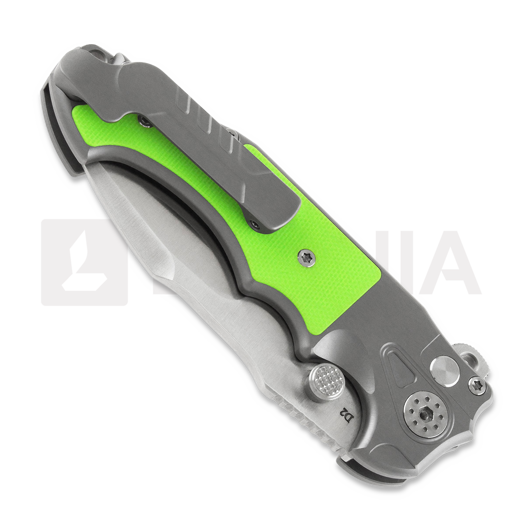Andre de Villiers Javelin G10 kääntöveitsi, satin/zombie green