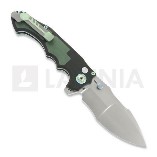 Zavírací nůž Andre de Villiers Javelin, Green G-10/Titanium