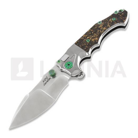 Coltello pieghevole Andre de Villiers Javelin, satin/copper shred