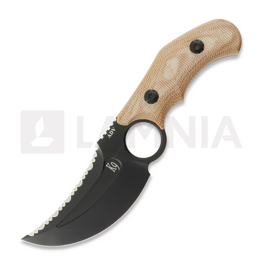 Andre de Villiers K9 Brown Micarta 칼