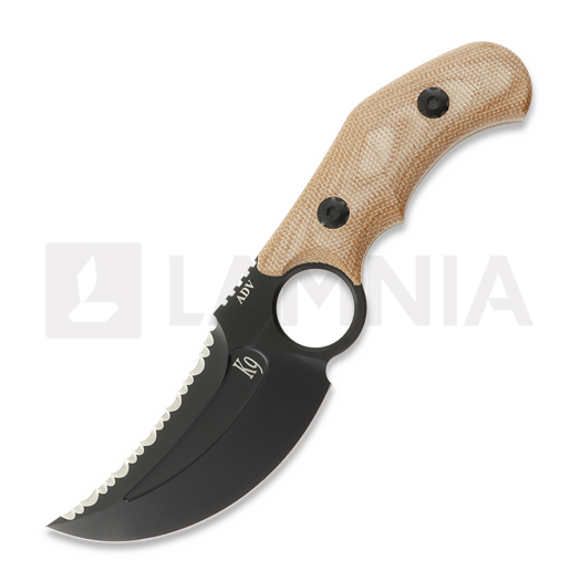 Andre de Villiers K9 Brown Micarta 칼