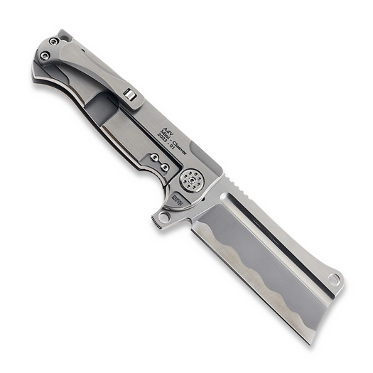 Zavírací nůž Andre de Villiers Mini Cleaver Satin