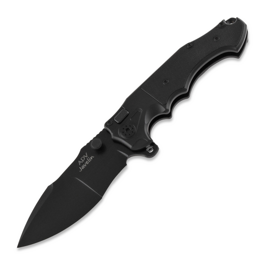 Andre de Villiers Mini Javelin folding knife, Black G10
