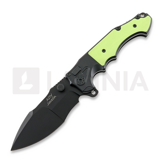 Nóż składany Andre de Villiers Mini Javelin, Black/Zombie Green