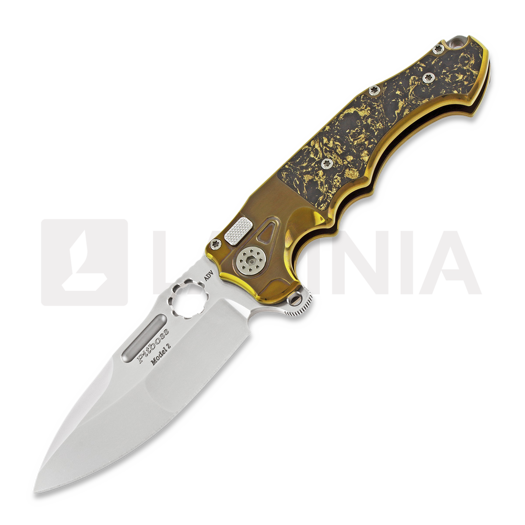 Navaja Andre de Villiers Mini Pitboss 2, copper shred/gold