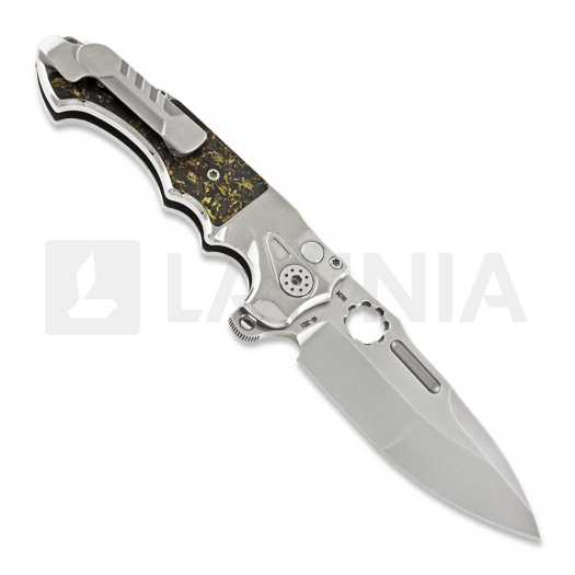 Zavírací nůž Andre de Villiers Mini Pitboss 2, copper shred/titanium