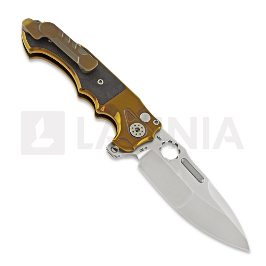 Zavírací nůž Andre de Villiers Mini Pitboss 2, marble/bronze