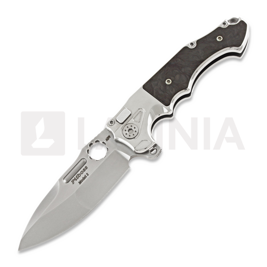 Nóż składany Andre de Villiers Mini Pitboss 2, marble/titanium