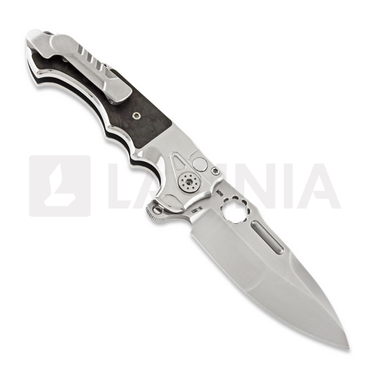 Andre de Villiers Mini Pitboss 2 kääntöveitsi, marble/titanium