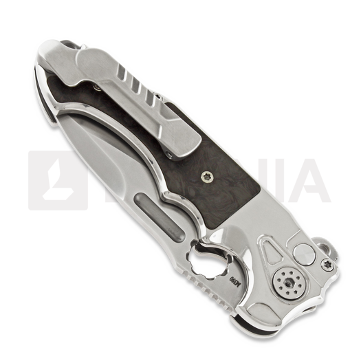 Andre de Villiers Mini Pitboss 2 kääntöveitsi, marble/titanium