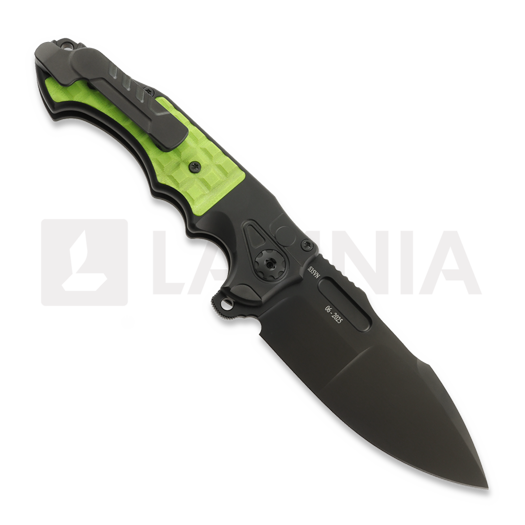 Liigendnuga Andre de Villiers Mini Pitboss 3, Green G-10 Frag