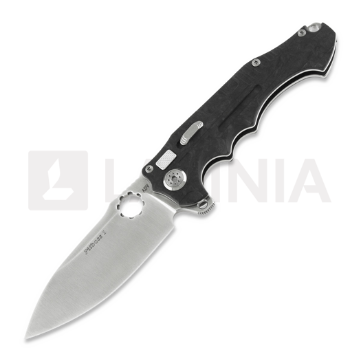 Nóż składany Andre de Villiers Pitboss 1, marble cf, satin