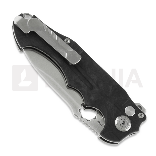 Zavírací nůž Andre de Villiers Pitboss 1, marble cf, satin