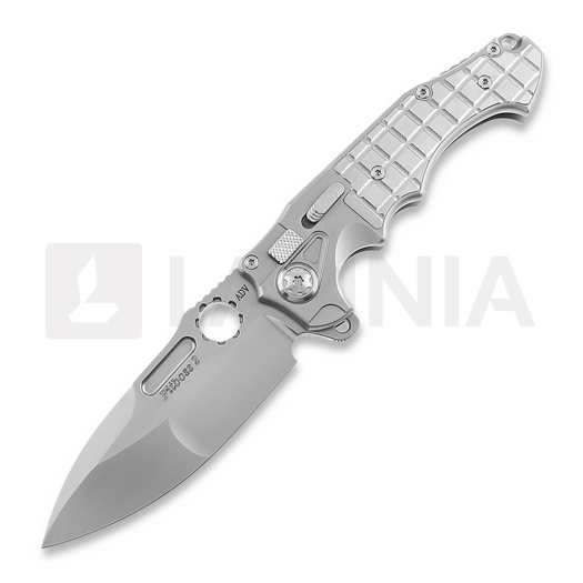 Navaja Andre de Villiers Pitboss 2, Bead Blasted Ti Frag