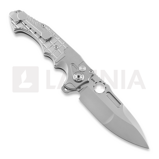 Zavírací nůž Andre de Villiers Pitboss 2, Bead Blasted Ti Frag