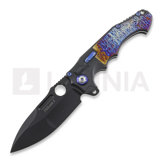 Andre de Villiers Pitboss 2 折叠刀, Black/Acid Rain