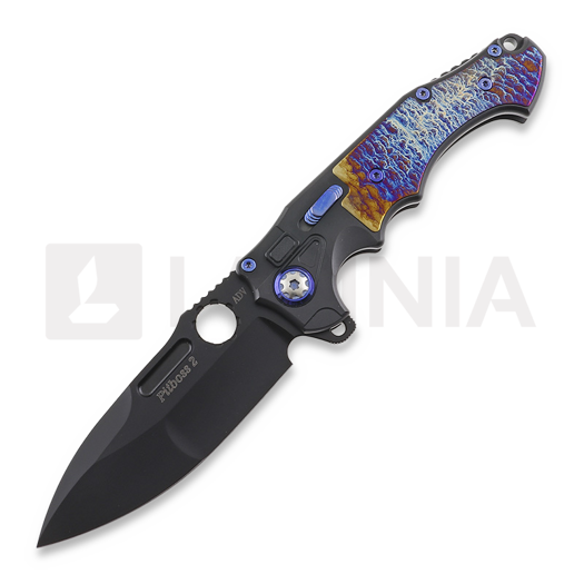 Navalha Andre de Villiers Pitboss 2, Black/Acid Rain