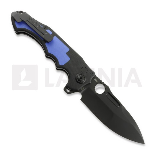 Coltello pieghevole Andre de Villiers Pitboss 2 Black & Blue