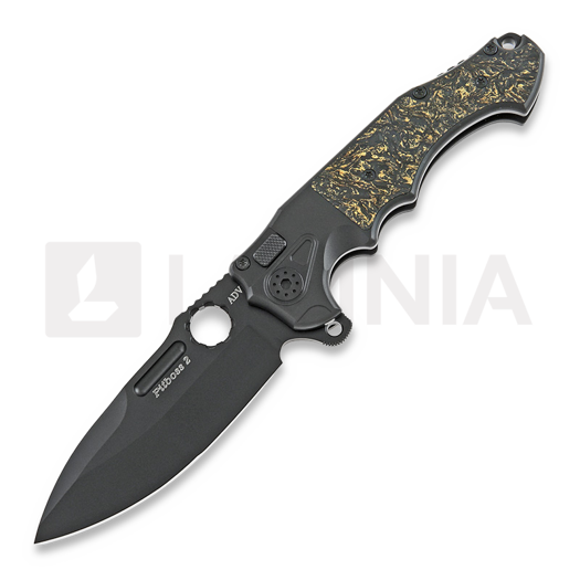 Nóż składany Andre de Villiers Pitboss 2, Black/Coppershred