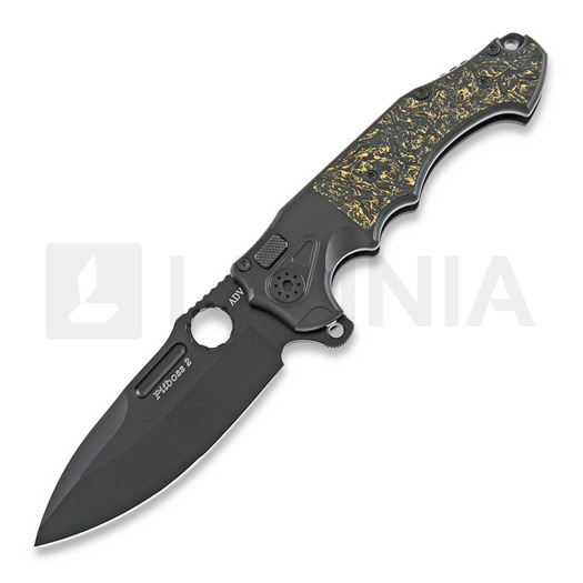 Couteau pliant Andre de Villiers Pitboss 2, Black/Coppershred