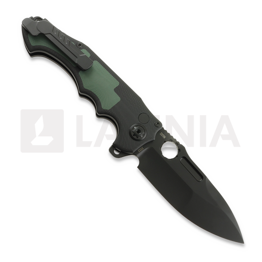 Coltello pieghevole Andre de Villiers Pitboss 2 Black & Green