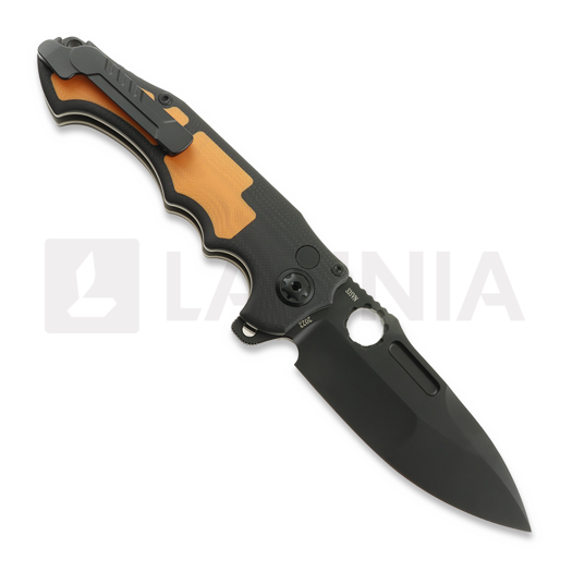Coltello pieghevole Andre de Villiers Pitboss 2 Black & Orange