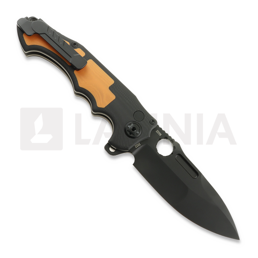 Andre de Villiers Pitboss 2 Black & Orange foldekniv