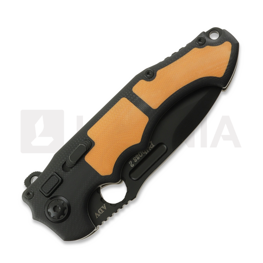 Zavírací nůž Andre de Villiers Pitboss 2 Black & Orange