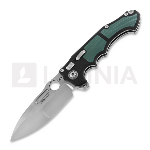 Andre de Villiers Pitboss 2 vouwmes, G10 Bead Blast Green