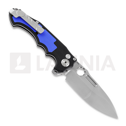 Andre de Villiers Pitboss 2 sulankstomas peilis, G10 Blue
