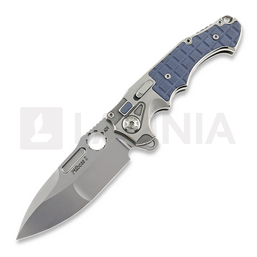 Andre de Villiers Pitboss 2 Taschenmesser, Ti/Blue Frag