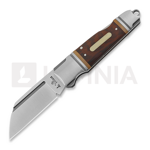 Andre de Villiers Pocket Butcher Backlock foldekniv, Rosewood/Copper