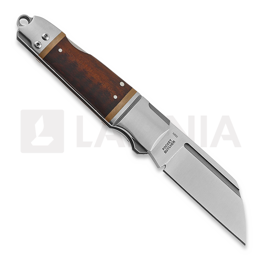 Andre de Villiers Pocket Butcher Backlock sulankstomas peilis, Rosewood/Copper