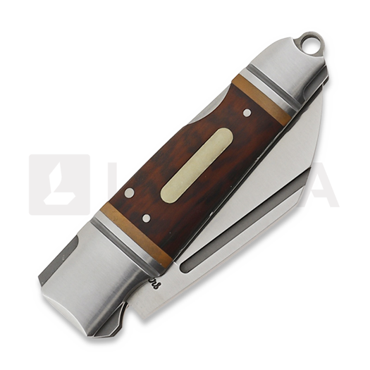 Andre de Villiers Pocket Butcher Backlock foldekniv, Rosewood/Copper