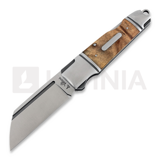 Navaja Andre de Villiers Pocket Butcher Lockback, burl