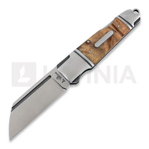 Coltello pieghevole Andre de Villiers Pocket Butcher Lockback, burl