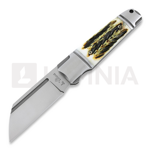 Nóż składany Andre de Villiers Pocket Butcher Slip Joint, burn bone